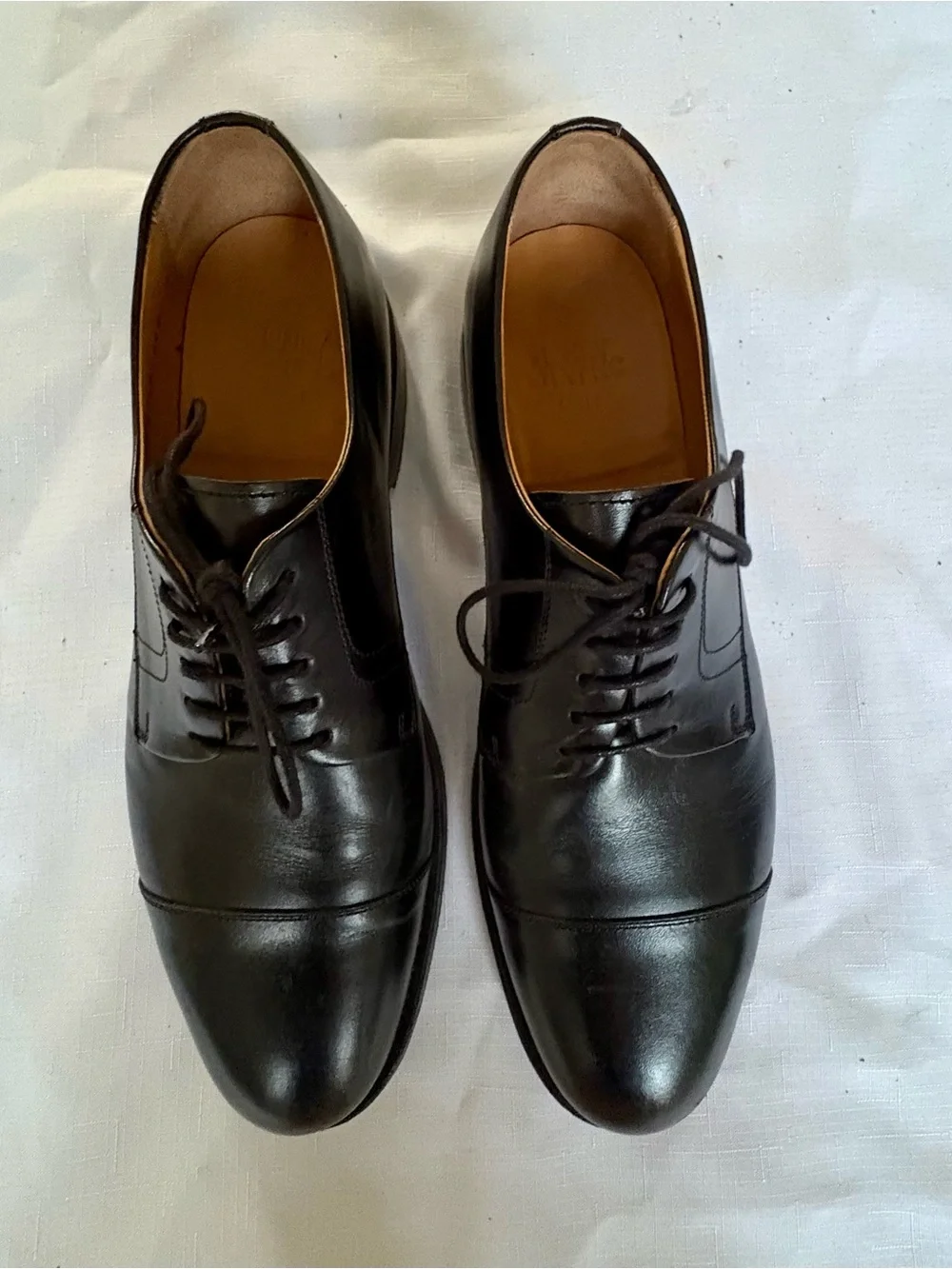 Henry Stevens/Shoepassion Black Cap-Toe Derby - Size Men’s US9 - Goodyear Welt